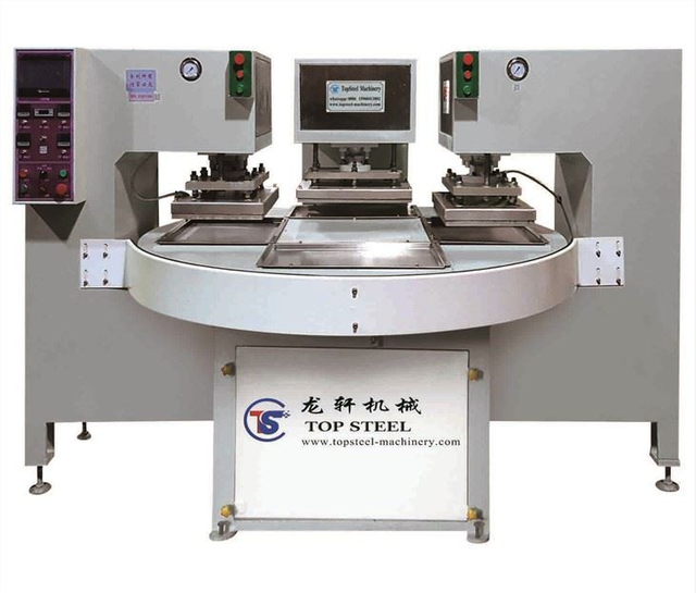 Rotatory 3 Stations Shoe Upper Producing Machine